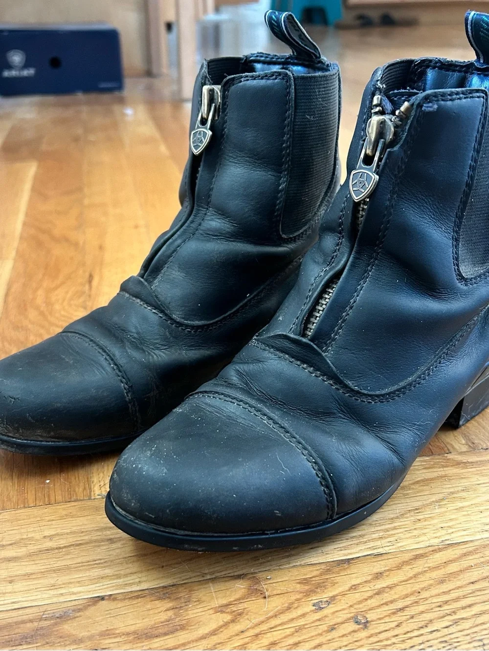 Ariat Kids Devon IV Paddock Boot - Size 3 Black Leather